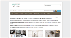 Desktop Screenshot of bathroomorigins.co.uk